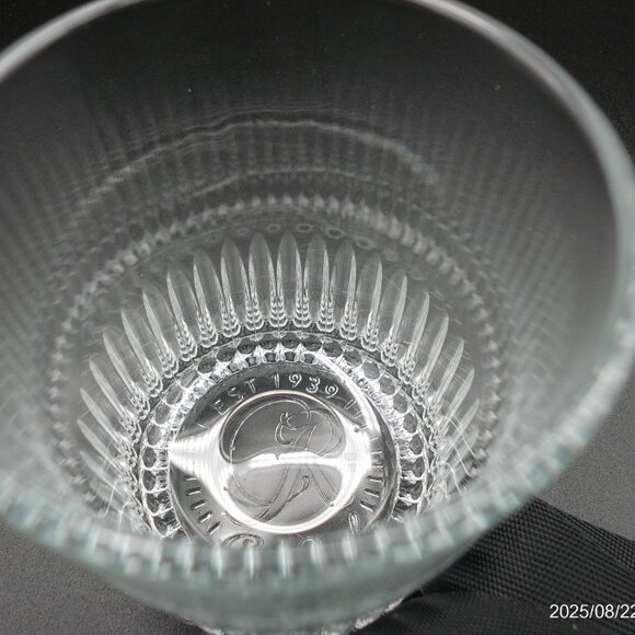 Vintage Crown Royal Whiskey Tumblers, Set of 4, Ribbed, Etched Crown Royal Logo - Picture 10 of 10